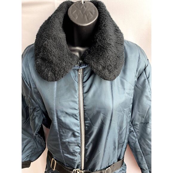 Vintage 1960s Sears Insulated Suit Snowmobile Snowsuit Size 36 or S Short Skiing - Picture 2 of 12